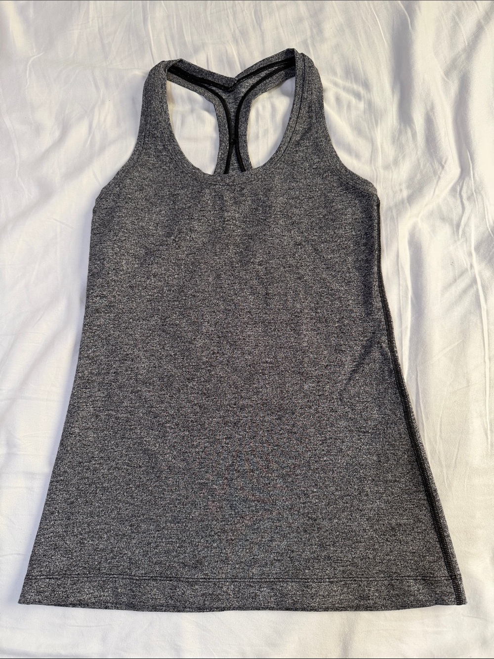 lululemon athletica Dark Charcoal Heather Racerback Tank